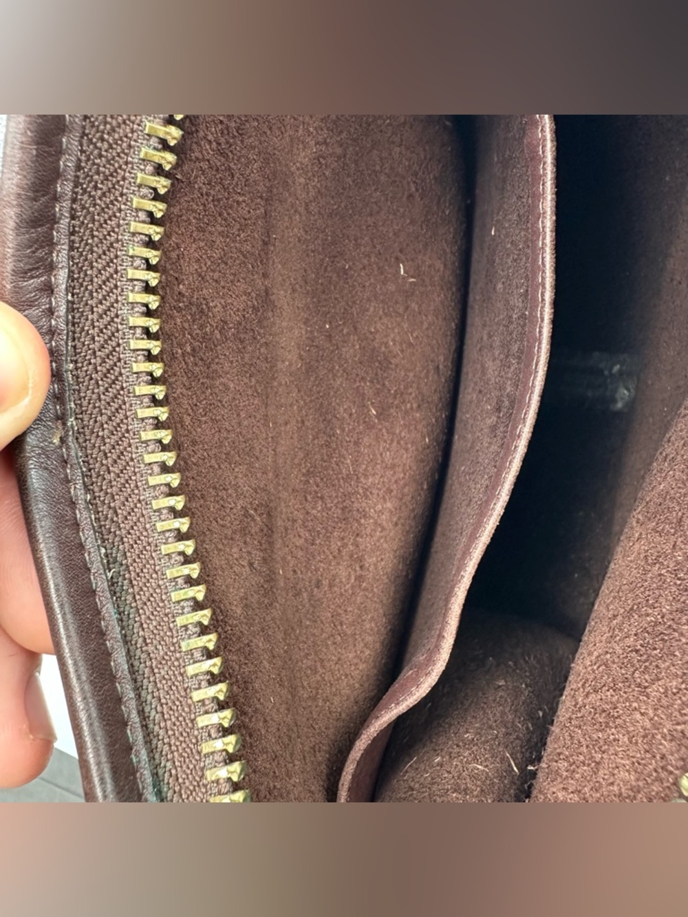 Vintage Coach 9950 Janice Legacy Brown Leather Shoulder Bag Classic Zip Purse - Picture 6 of 16